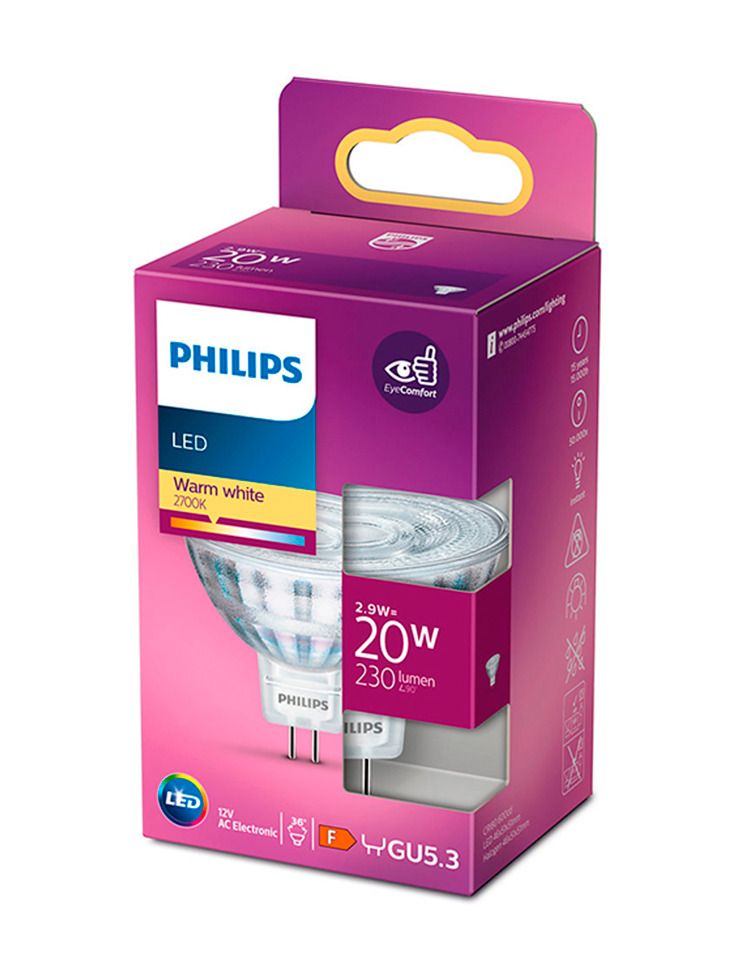 GU5.3 - Philips LED-spot 3 W - 230 lm