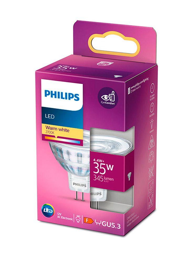 GU5.3 - Philips LED-spot 4,4 W - 345 lm