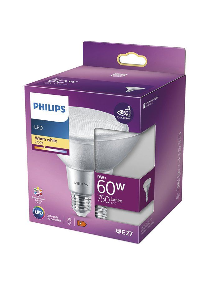 E27 - Philips LED-spot - 9 W - 750 lm - 2700 K