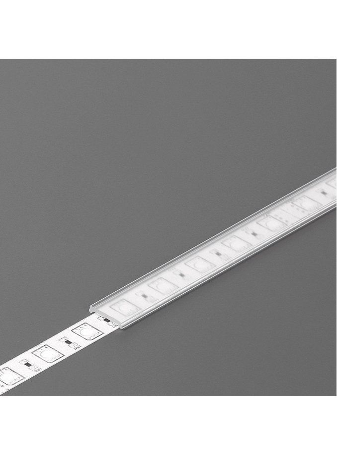 Cover till LED-profil - C2 - Click - 2m - Transparent