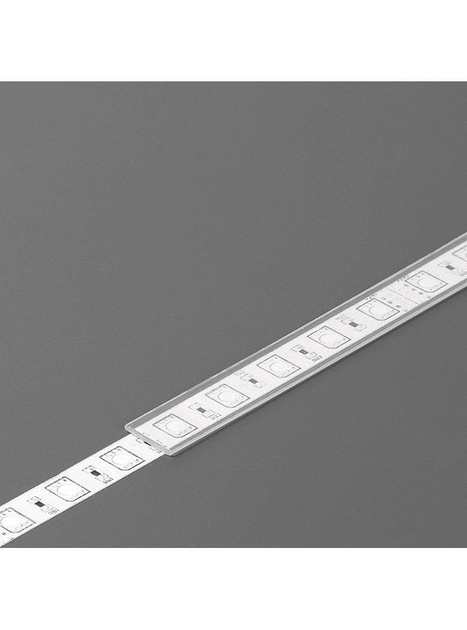 Täckning till LED-profil - A - Slide - 2m - Transparent