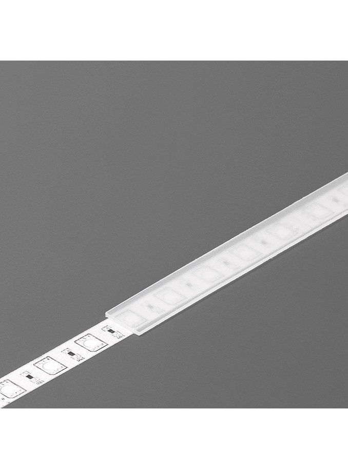 Cover till LED-profil - A - Slide - 2m - Frostad