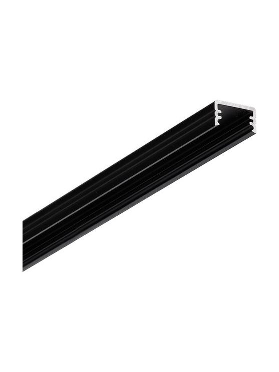 LED-profil SLIM8 - 4m - Svart