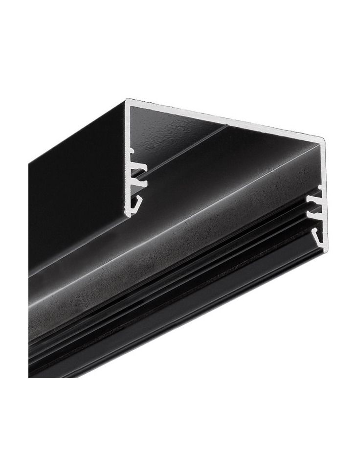 LED-profil LOWI - 4m - Svart