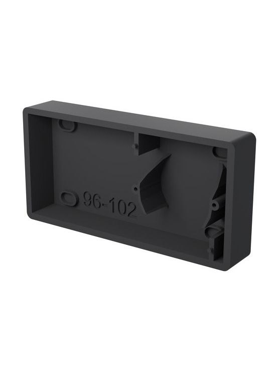 Shelly Wall Display X2i - väggfäste - svart - endast USB-C (5V)