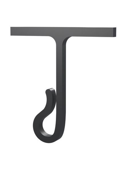 Ljusslinga-clips - För julbelysning och ljusslingor i utstick - Svart - 20 st.