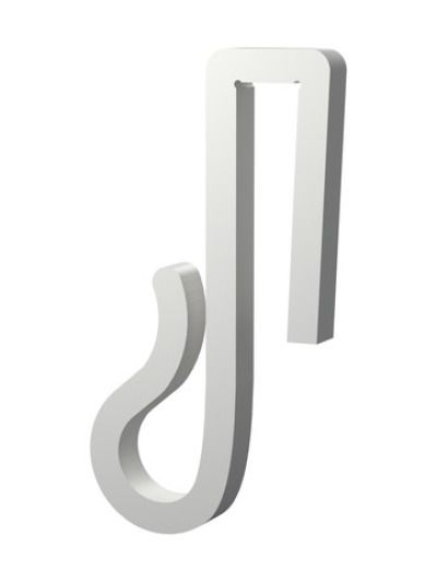 Ljusslinga-clips – För julbelysning och ljusslingor på häck - 6mm - Vit - 20 st.