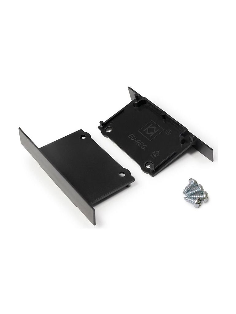 Ändlock till PHIL RECESSED - Svart - 2 st