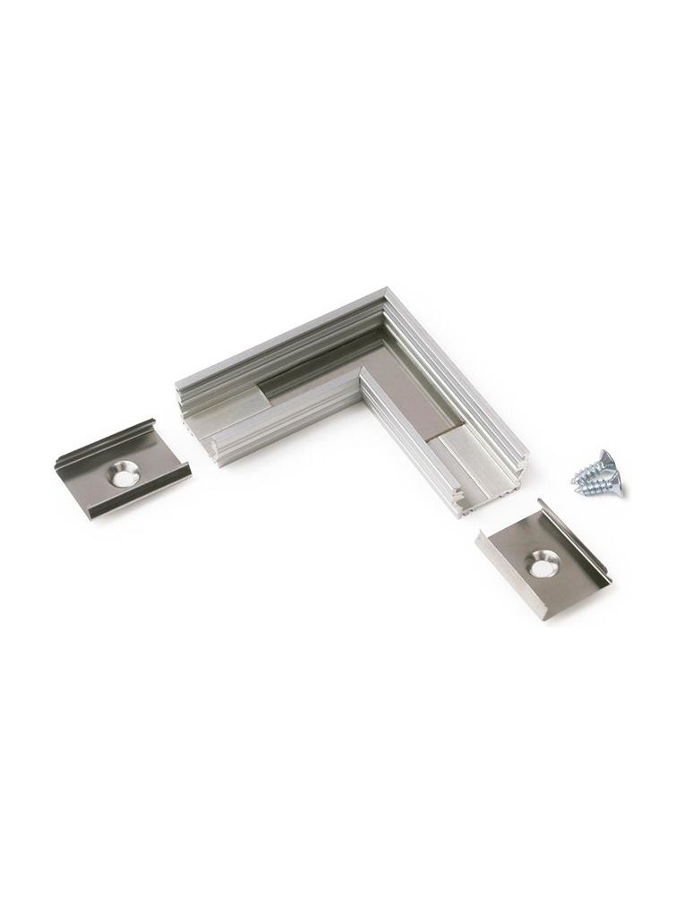 Vinkel till LED-profil UNI12 - 90° - Anodiserad