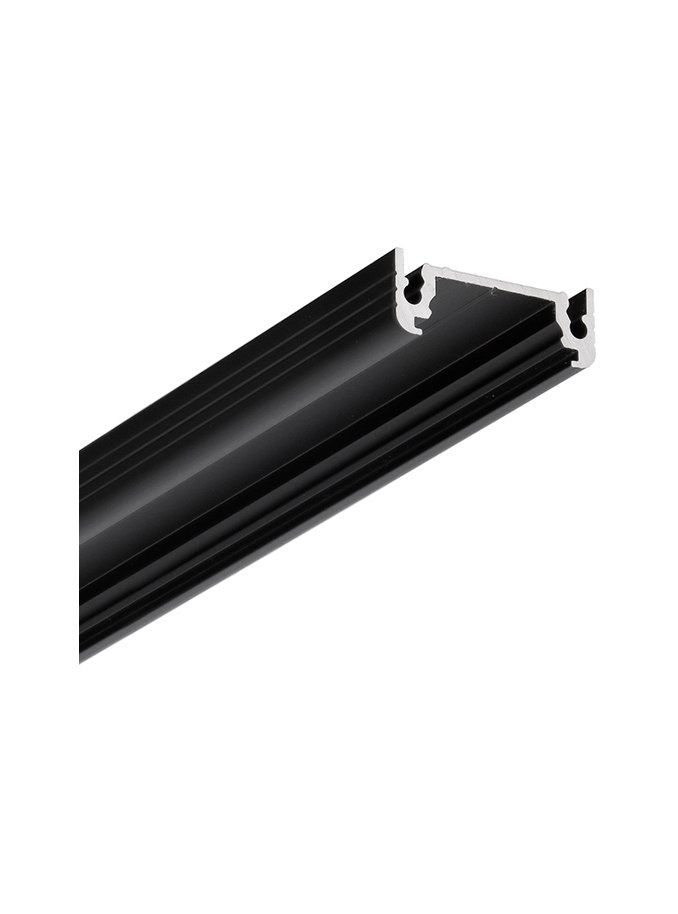 LED-profil SURFACE14 - 2m - Svart