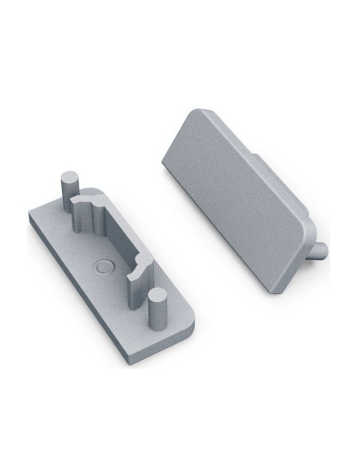 Ändstycken till SURFACE14 Gen2 - Silver - 20 st