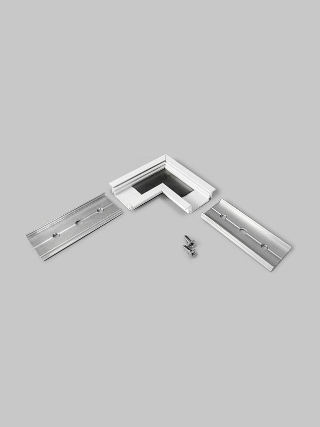 Vinkel till LED-profil GROOVE14 - 90° - Vit