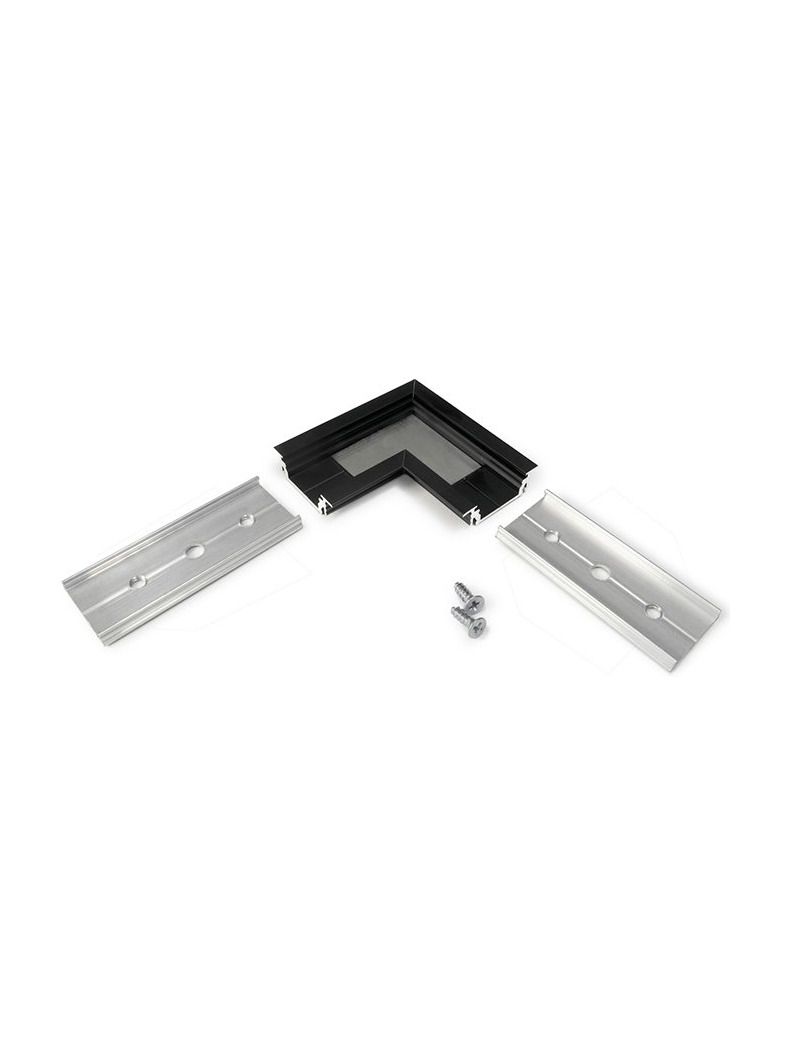 Vinkel till LED-profil GROOVE14 - 90° - Svart