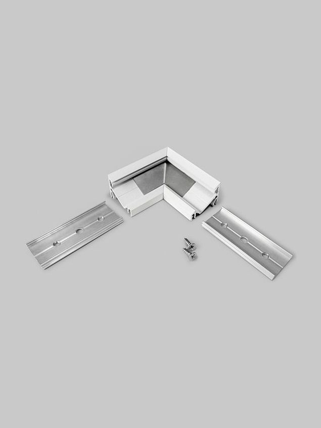 Vinkel till LED-profil CORNER14 - 90° - Vit