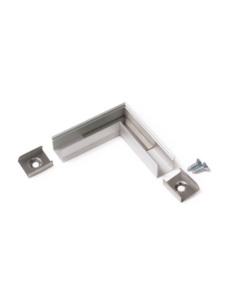 Vinkel till LED-profil SMART10 - 90° - Anodiserad