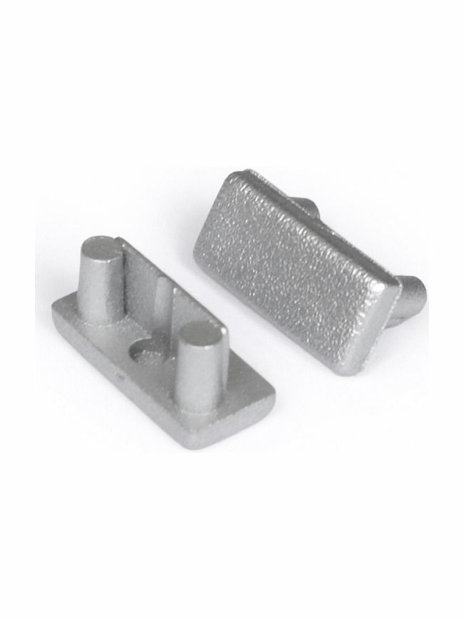 Ändlock till BEGTON12 - silver - 500 st