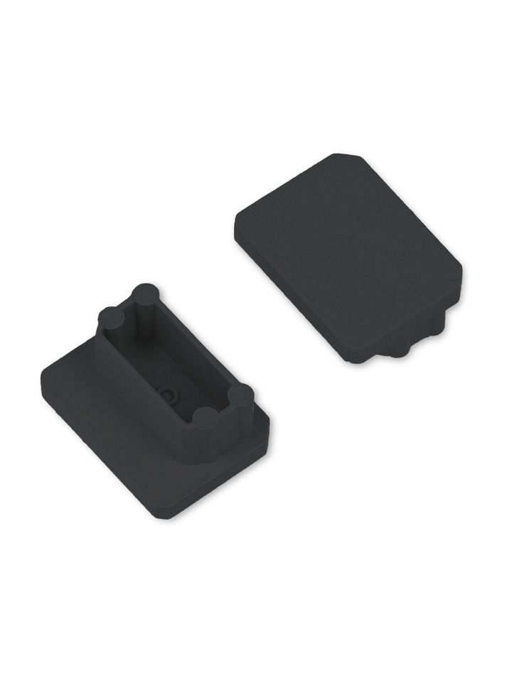 Ändlock till UNI-TILE12 - Svart - 20 st