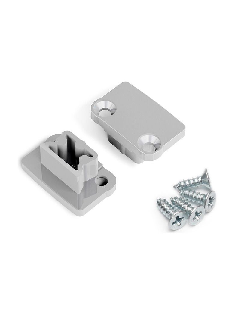 Ändlock till FLOOR8 - Silver - 20 st