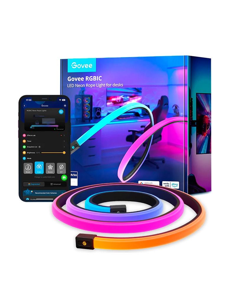 Govee - Neon Gaming Neon LED för skrivbord - 3 m