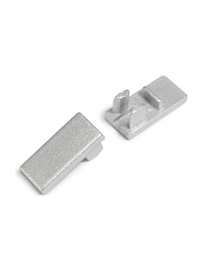 Ändlock till HI8 - Silver - 20 st