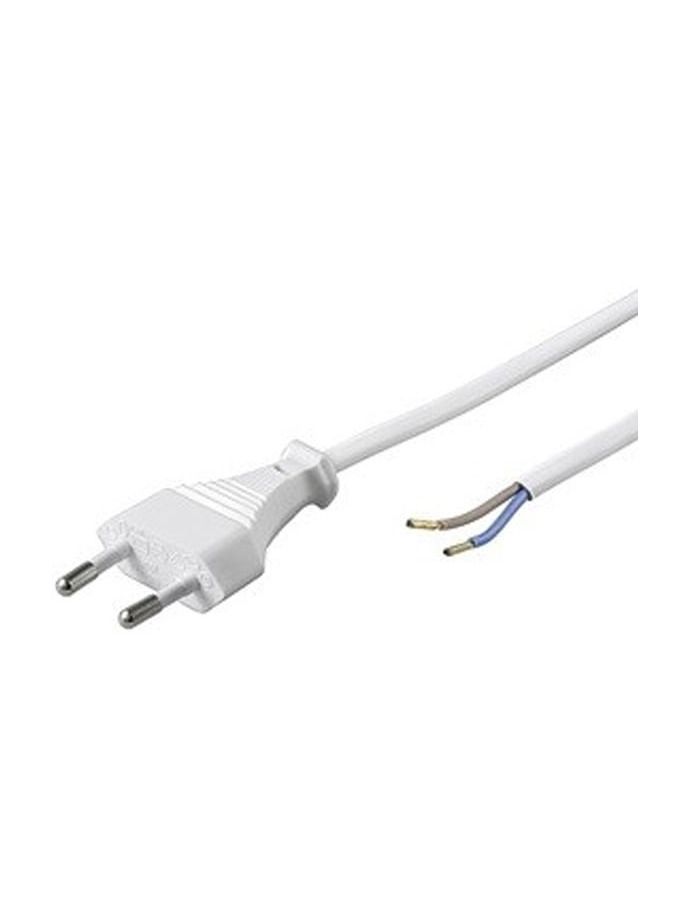 Vit kabel - 1,5 m - med stickpropp