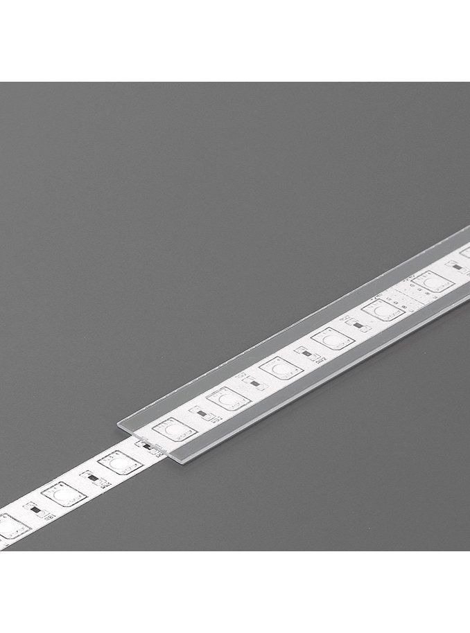 Cover till LED-profil - A1 - Slide - 1m - transparent