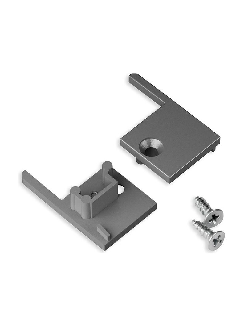 Ändlock till UP-TILE10 - Silver - 20 st
