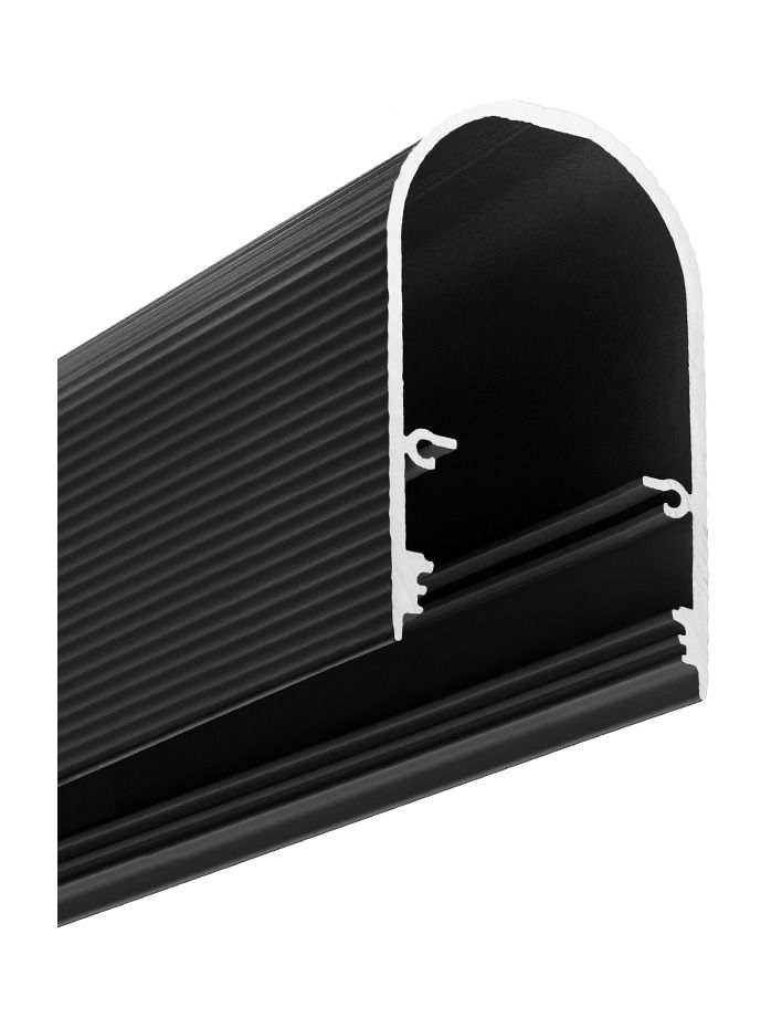 LED-profil NAMI23 - 2m - Svart