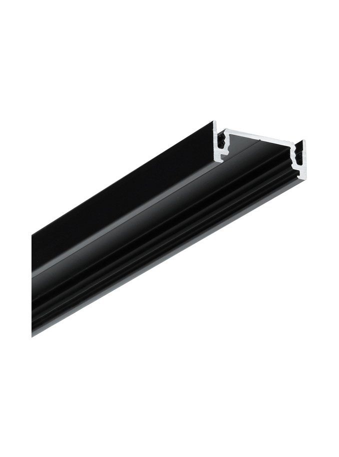 LED-profil SURFACE14.v2 - 4m - Svart