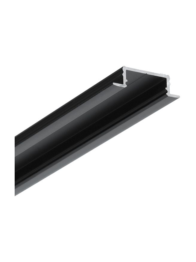 LED Profil GROOVE14.v2 - 1m - Svart
