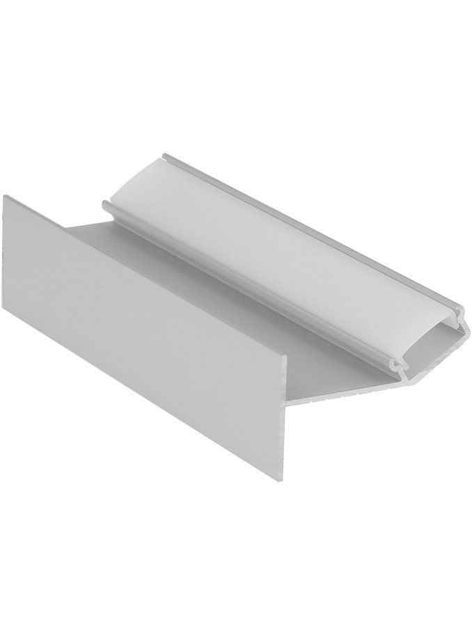 LED-profil GLOW12 UP - 1m - Anodiserad
