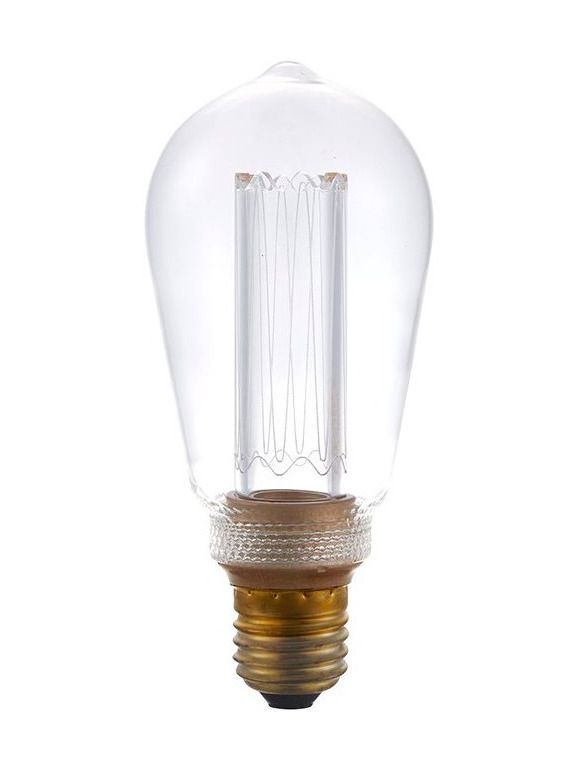 E27 - SPL Vintage Rustika - Klar - 140lm - 2000K - CRI 82 - Dimbar