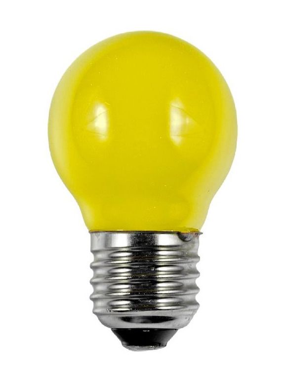 E27 - SPL Party Color Filament-kronljus - Gul - 60lm