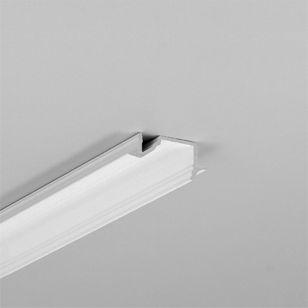 LED-profil DIAGONAL10 - 1m - Vit