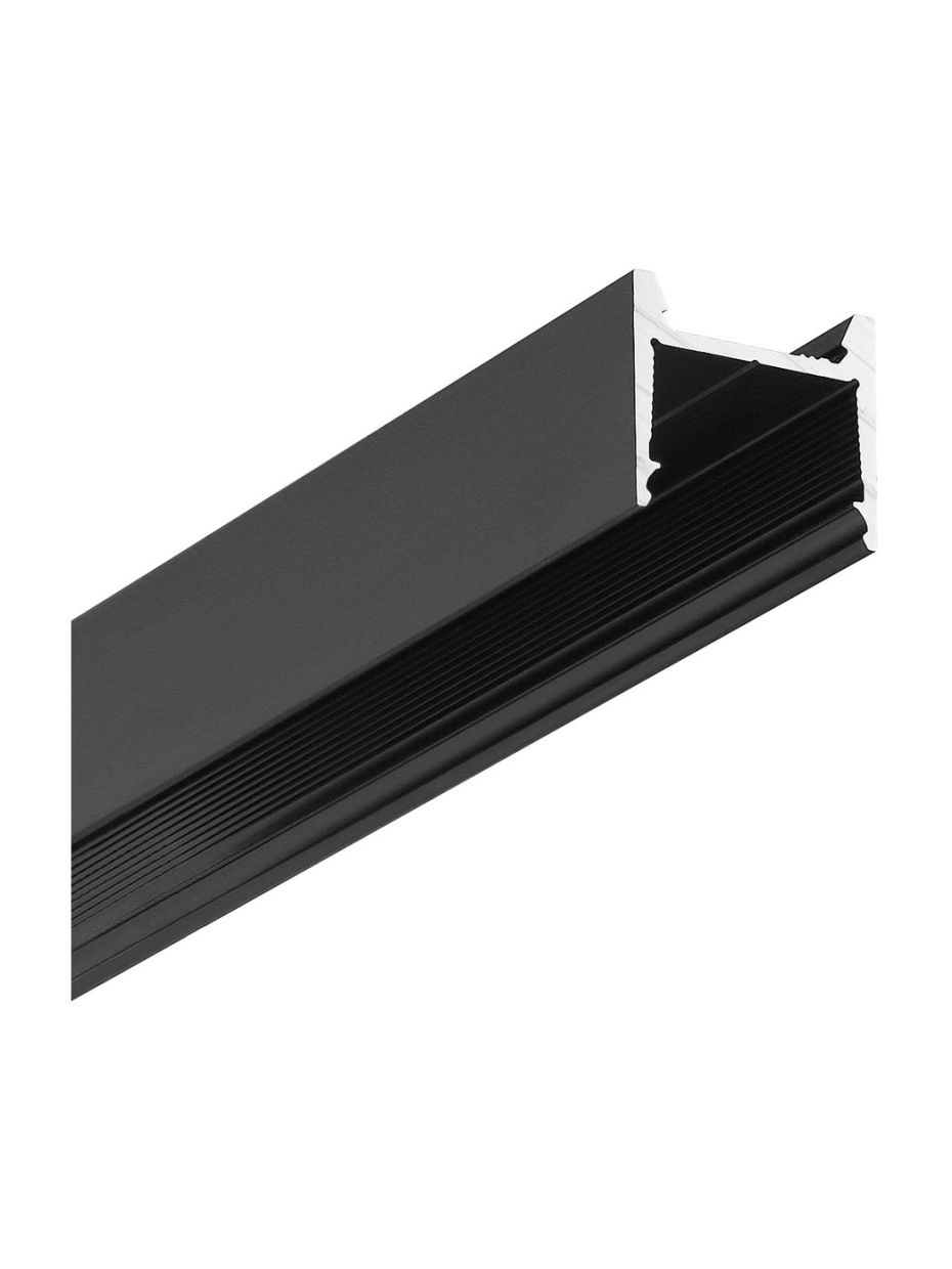 LED Profil HOOD14 - 3m - Svart