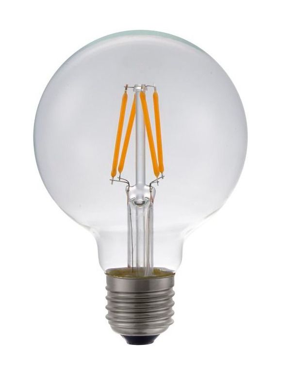 E27 - SPL Globe G80 - Klar - Ø:80mm - 2500K - CRI 93 - Dimbar