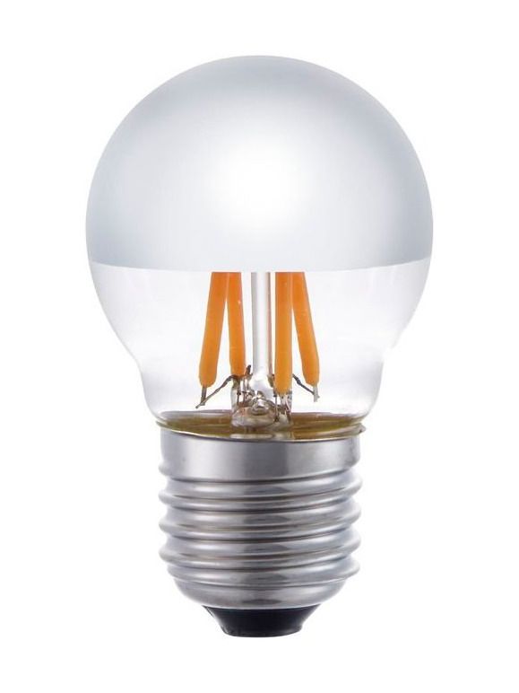 E27 - SPL Toppspegelad kronljus - Klar - 250lm - 2500K - CRI 93 - Dimbar