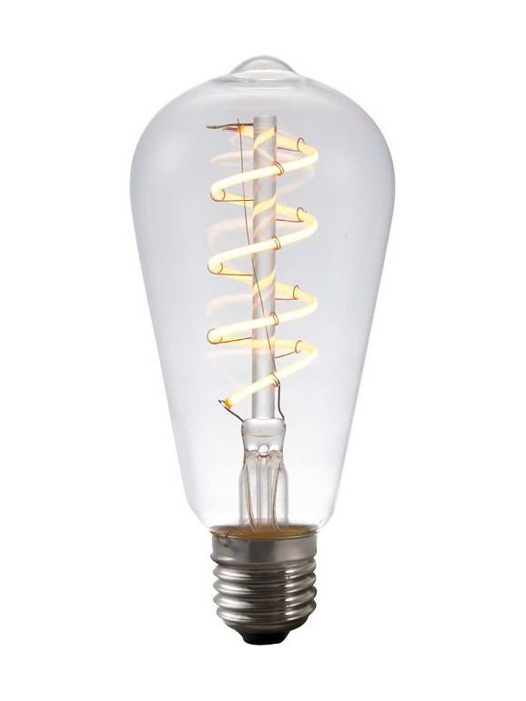 E27 - SPL FleX Rustika - Klar - 190lm - 2200K - CRI 93 - Dimbar