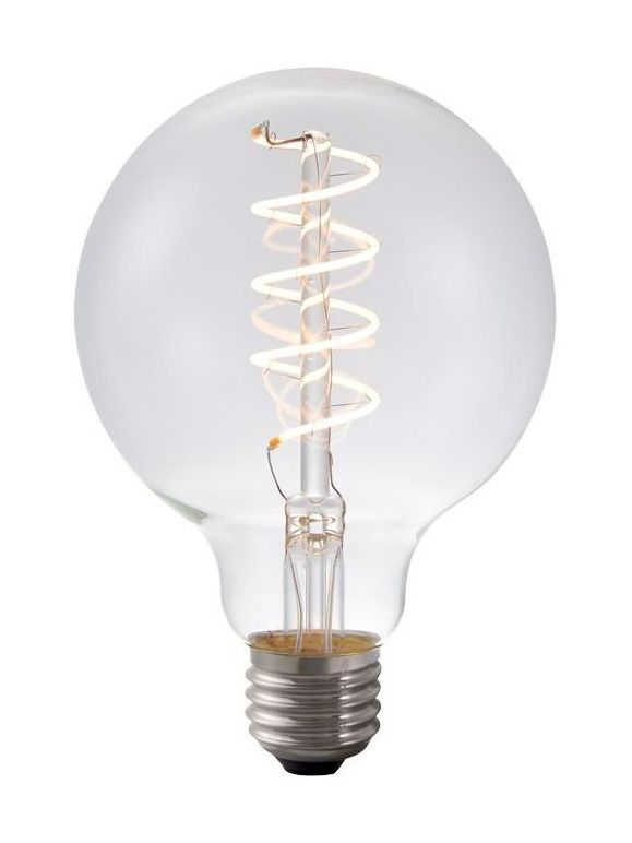 E27 - SPL FleX Globe AX - Klar - Ø:95mm - 2200K - CRI 93 - Dimbar