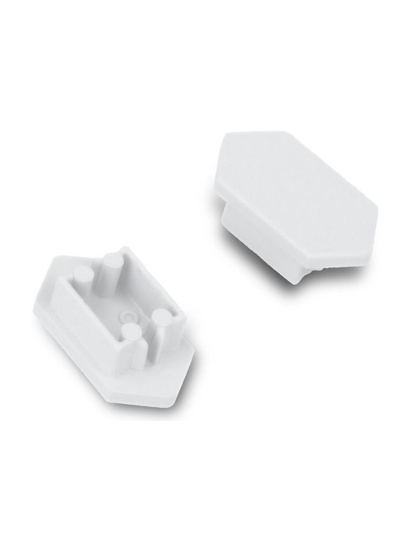Ändlock till ARC12 DUO - Vit - 20 st.
