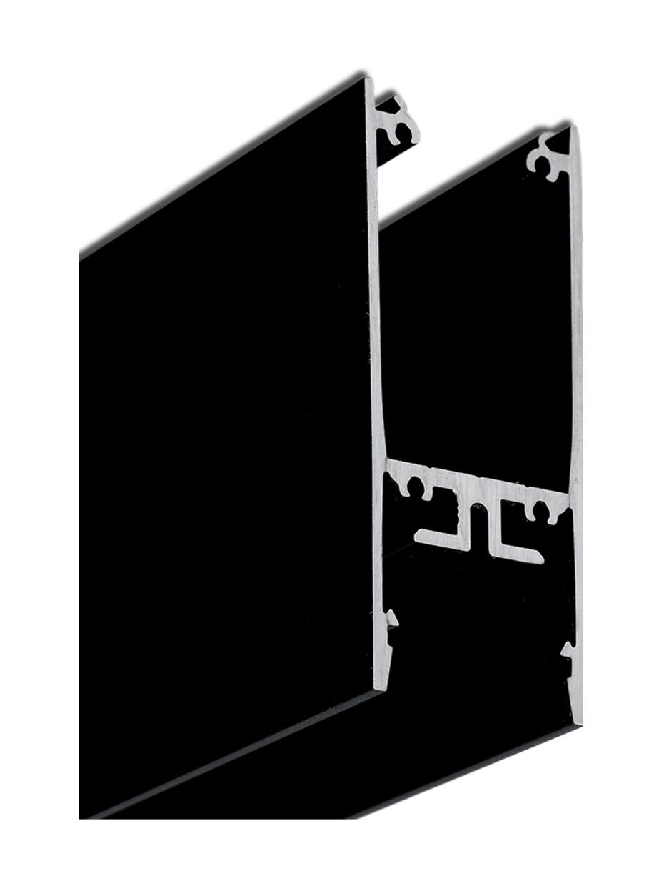 LED-profil PIXY20-02 - 3m - svart