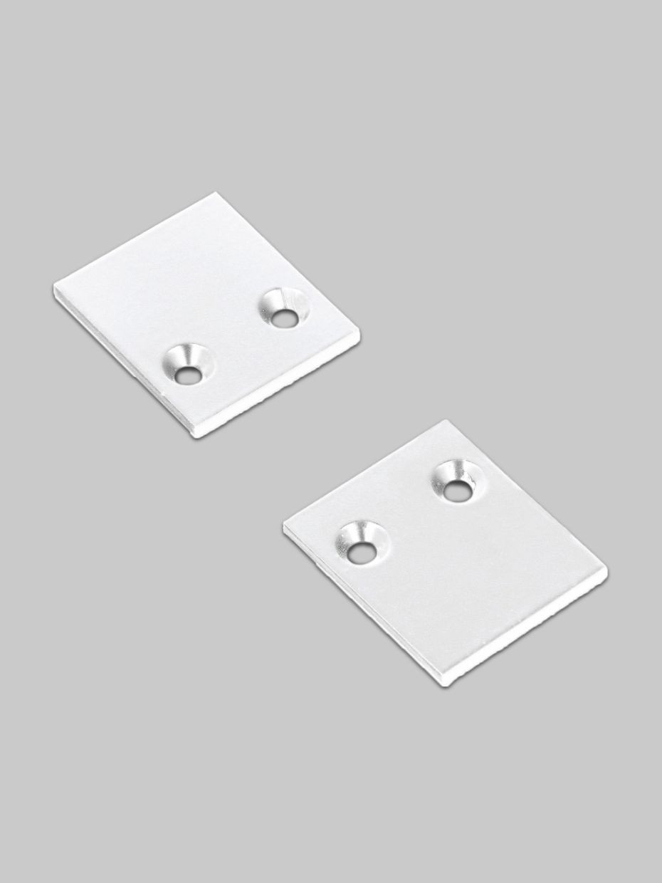 Ändlock till PIXY20-02 - Vit - Metall - 2 st