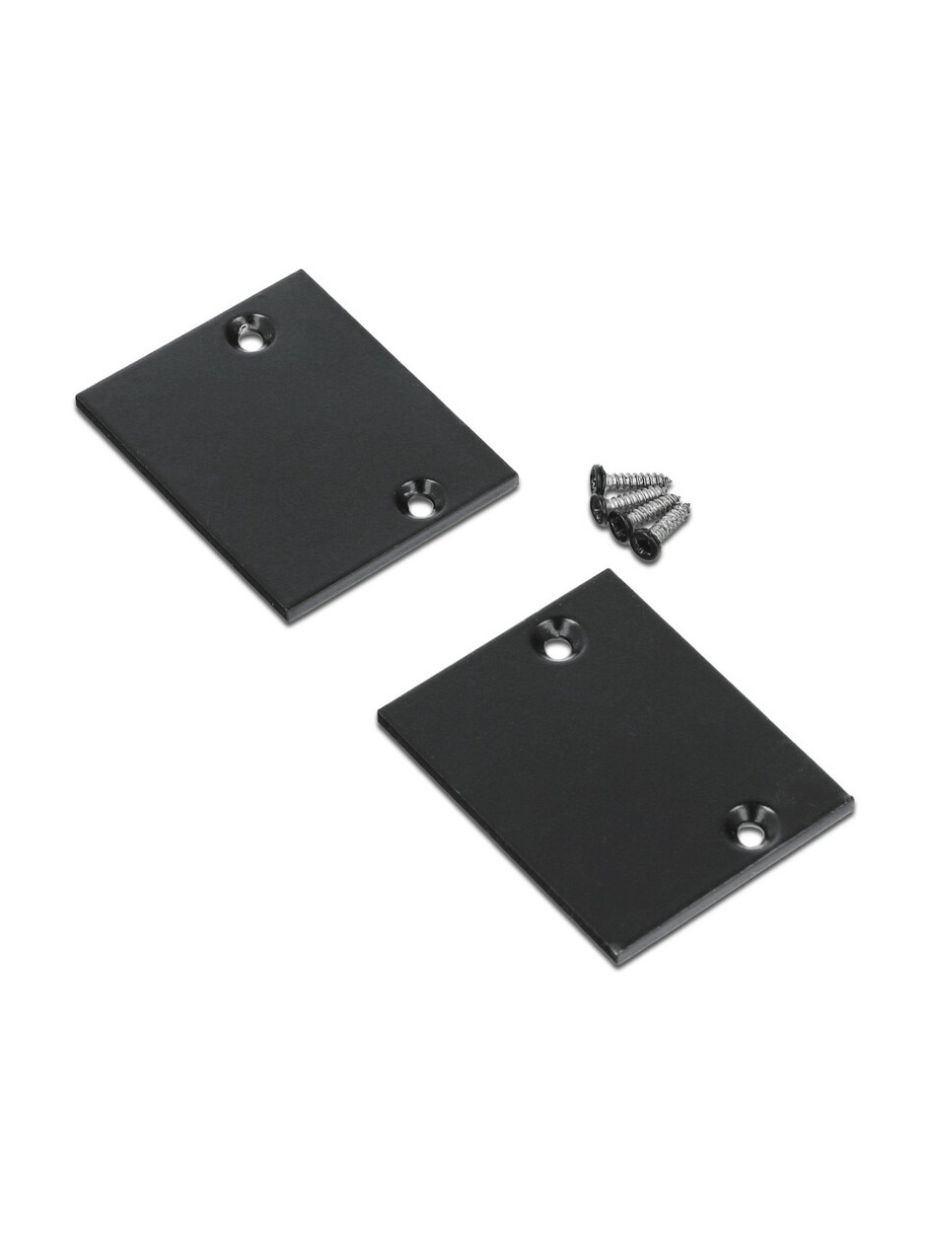 Ändlock till PIXEL33-01 - Svart - Metall - 2 st