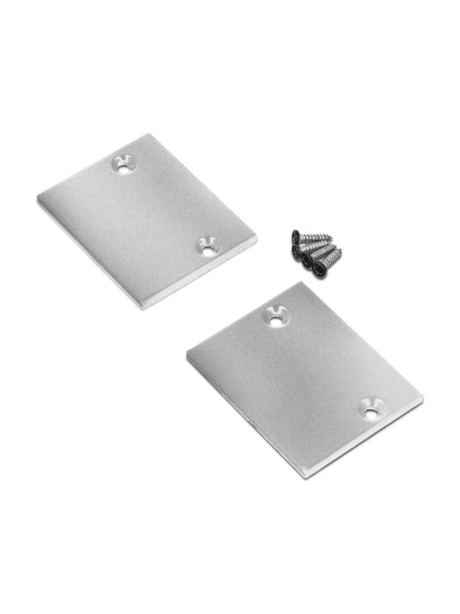Ändlock till PIXEL33-01 - Silver - Metall - 2 st