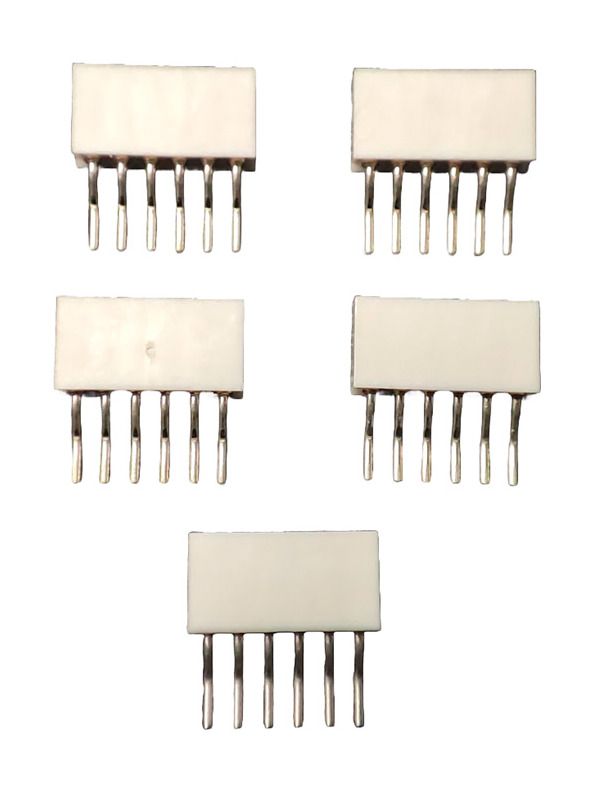 Kabel till LightStrip V4 - Stiftlist för lödning - Vit - 5 st