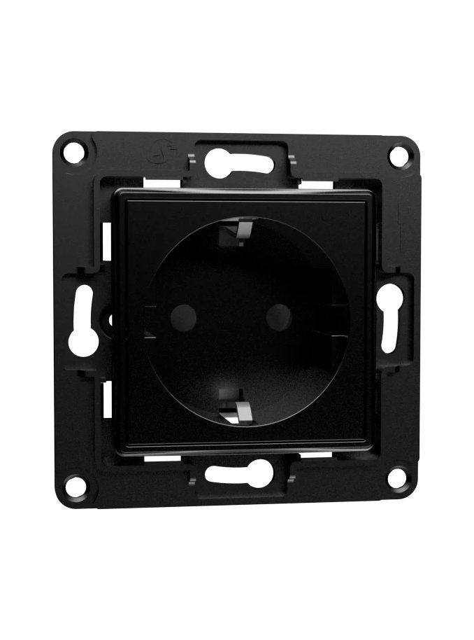 Shelly - Wall Socket Eu - Svart