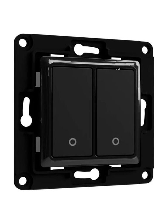 Shelly - Wall Switch 2 - Svart
