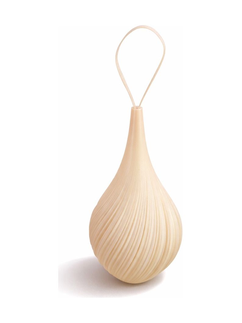 Simiu - Ornis - droppformat julornament - champagne - 9 cm höga
