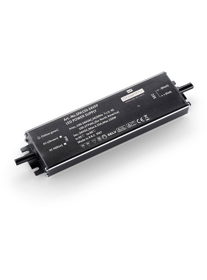 Snappy LED-nätaggregat - 12V - 150W - IP67