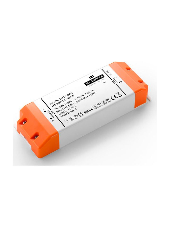 Snappy LED Nätaggregat - 24V - 150W - IP20